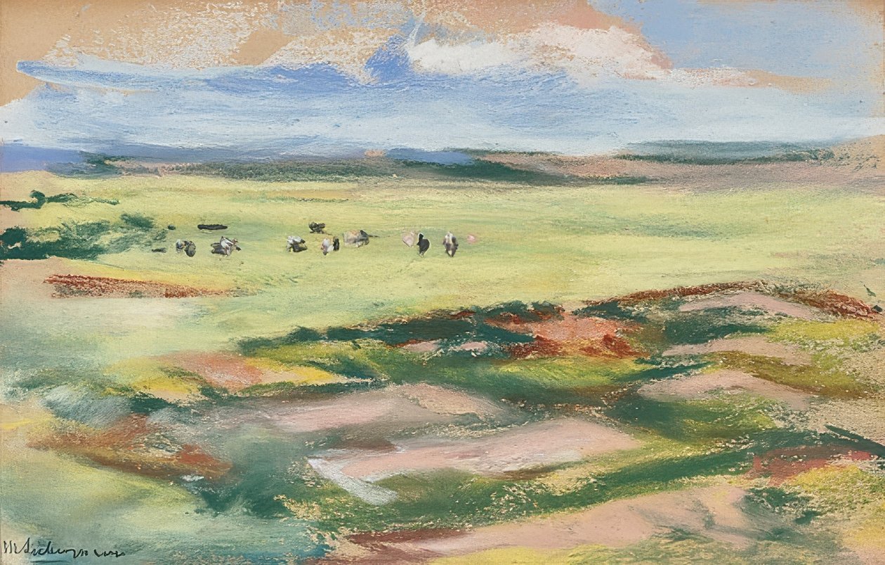 Bak sanddynene av Max Liebermann