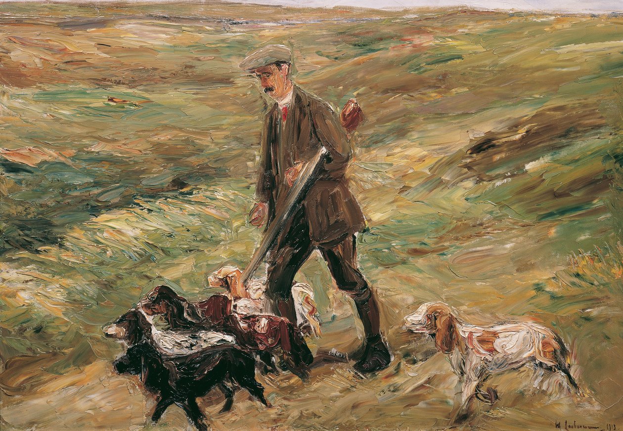 Jegere i sanddynene av Max Liebermann