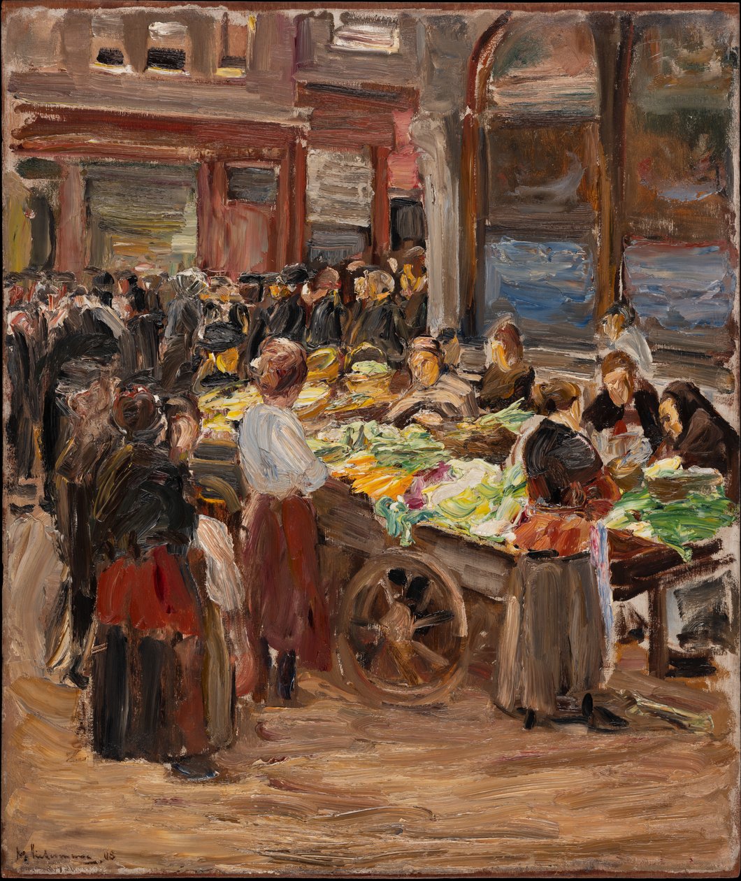 Jødisk gate i Amsterdam av Max Liebermann