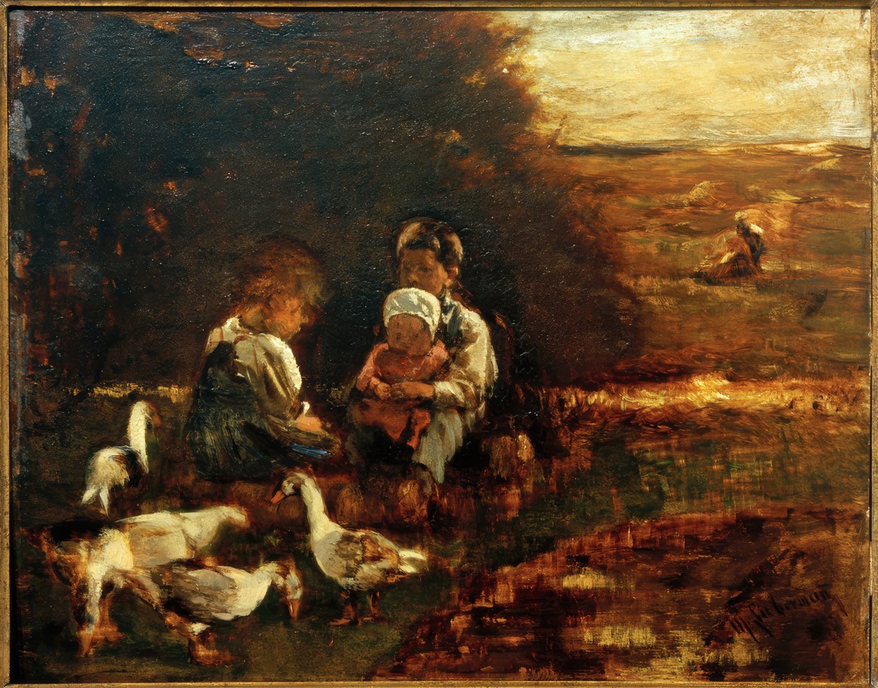 Små gåsgjetere av Max Liebermann
