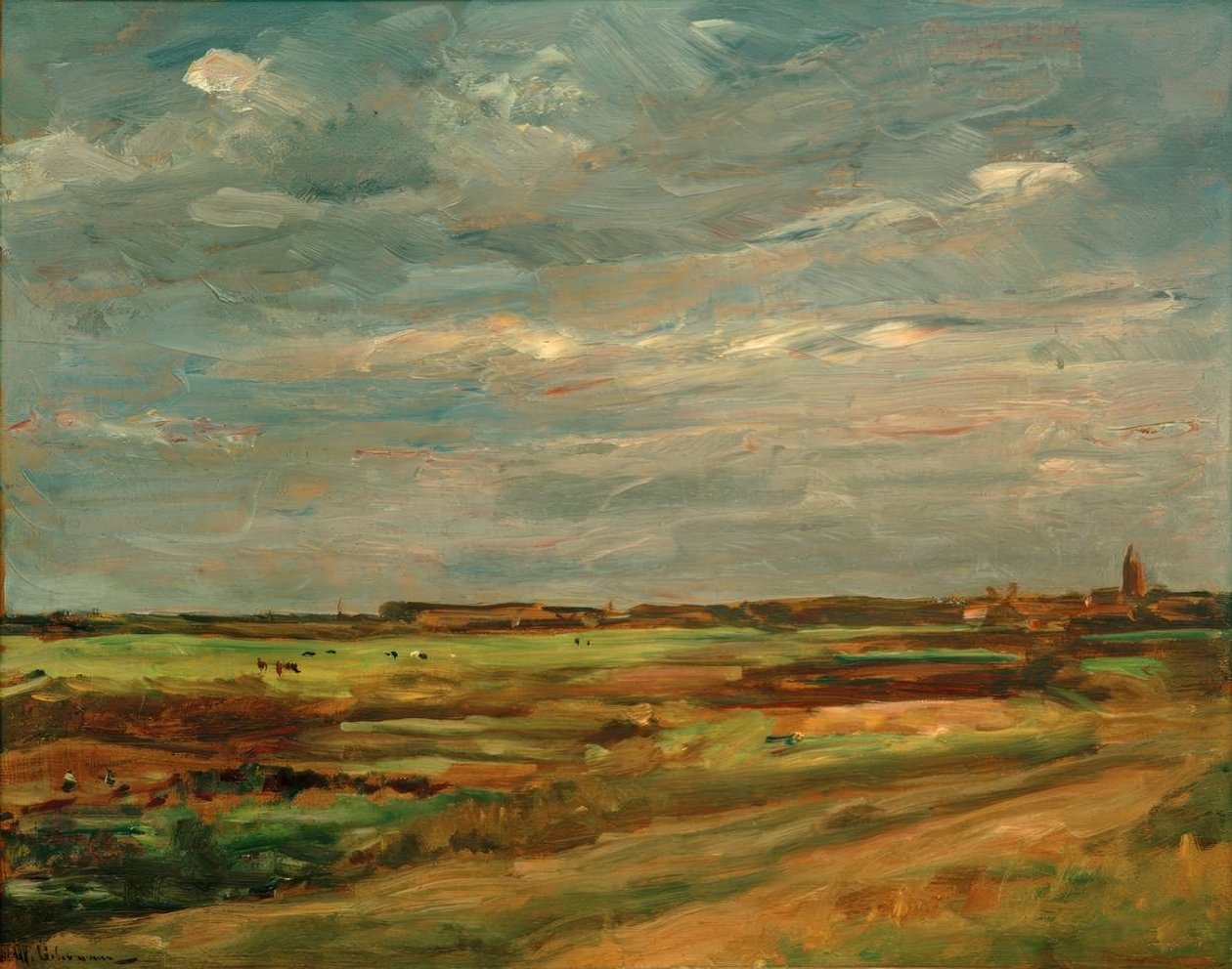 Landskap nær Noordwijk av Max Liebermann