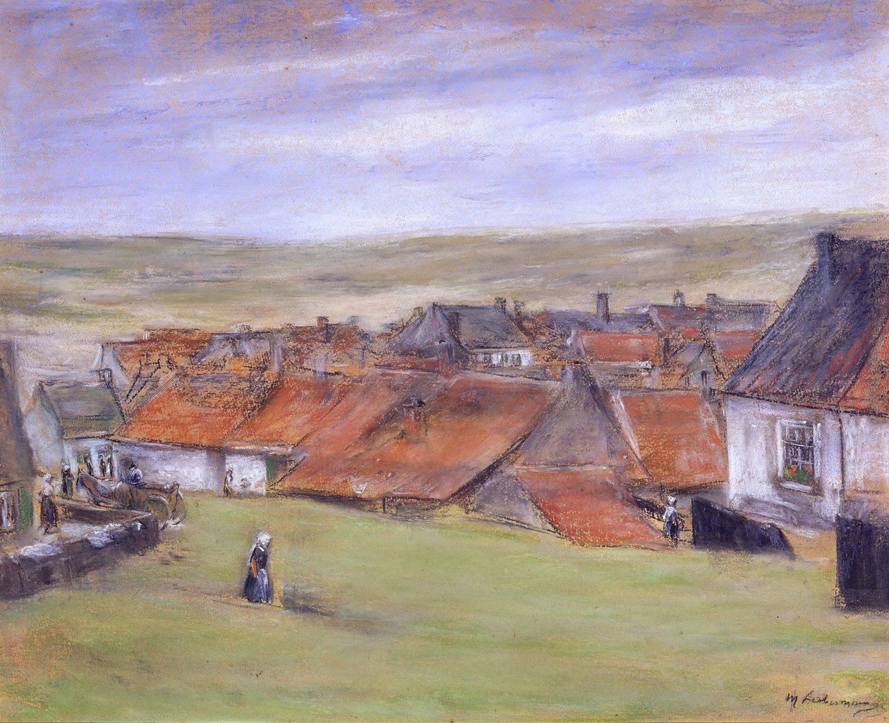 Landskap i Katwijk av Max Liebermann