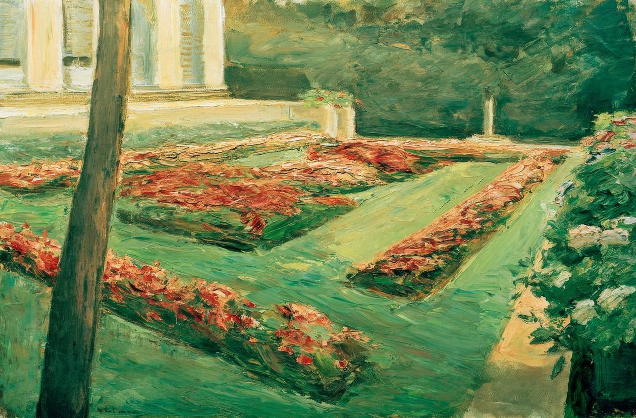 M.Liebermann, blomsterterrasse Wannsee av Max Liebermann