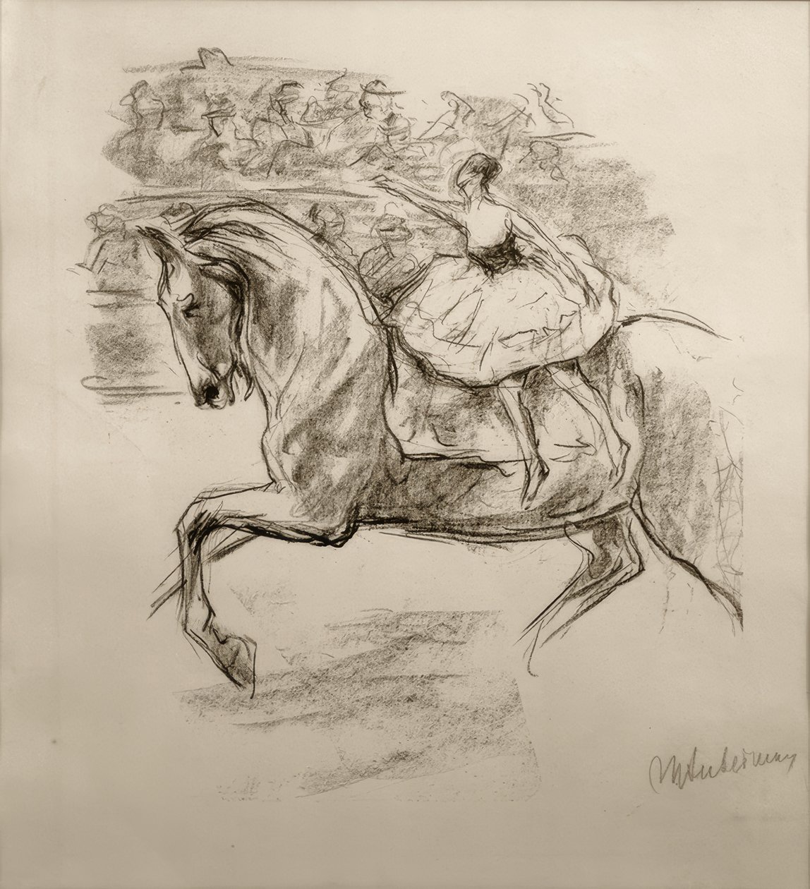 M.Liebermann, sirkusrytteren av Max Liebermann