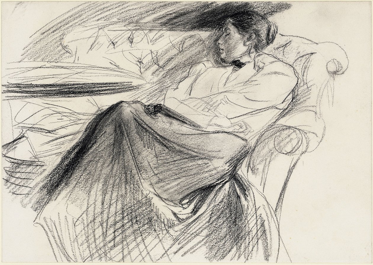 Martha Liebermann, sovende av Max Liebermann