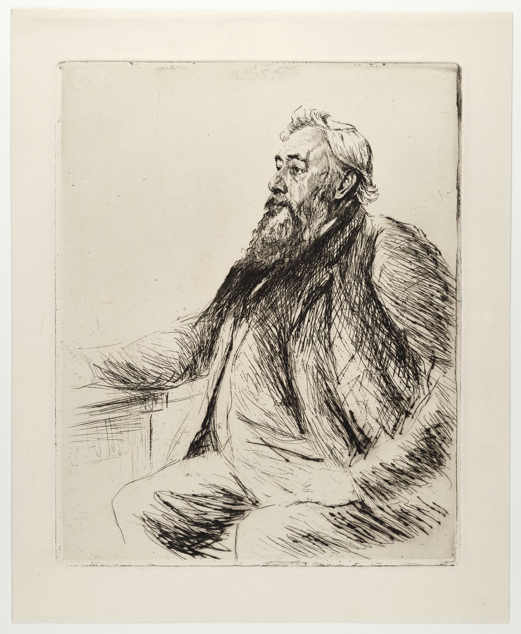 Portrett av Justus Brinckmann av Max Liebermann
