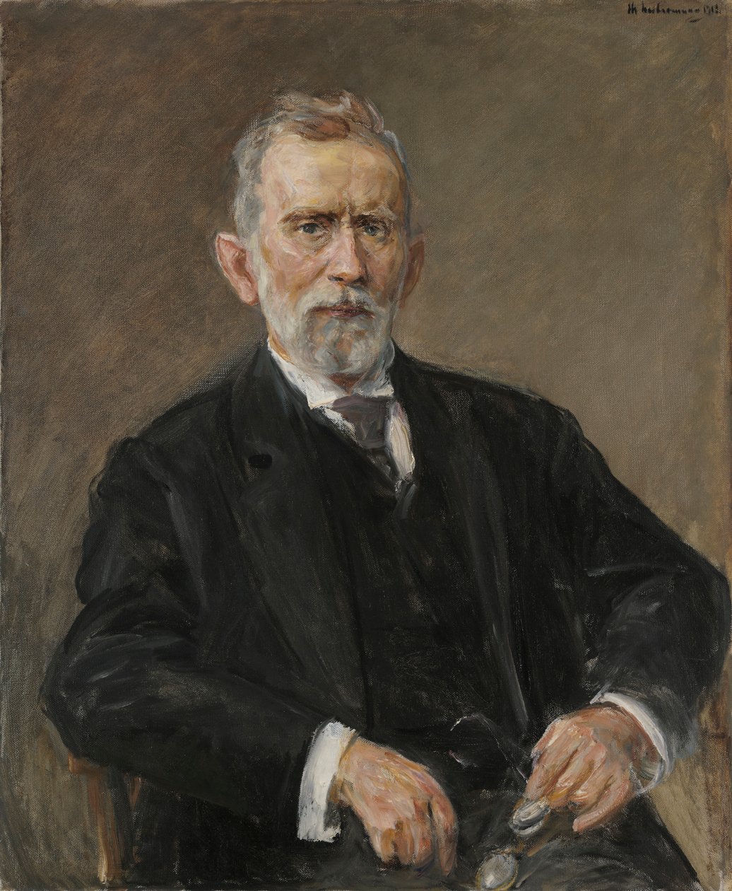 Portrett av kjemikeren Paul Ehrlich av Max Liebermann