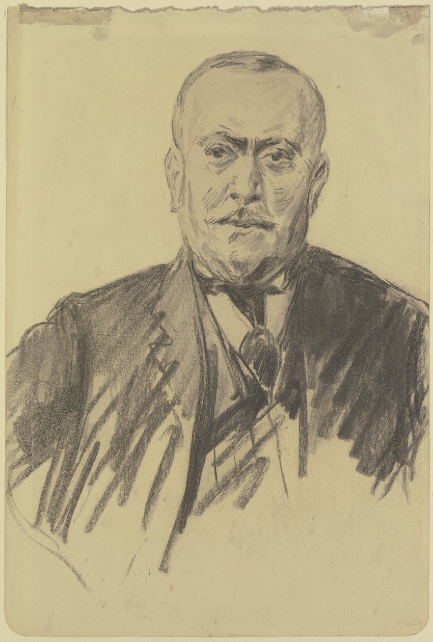 Portrett av en mann av Max Liebermann