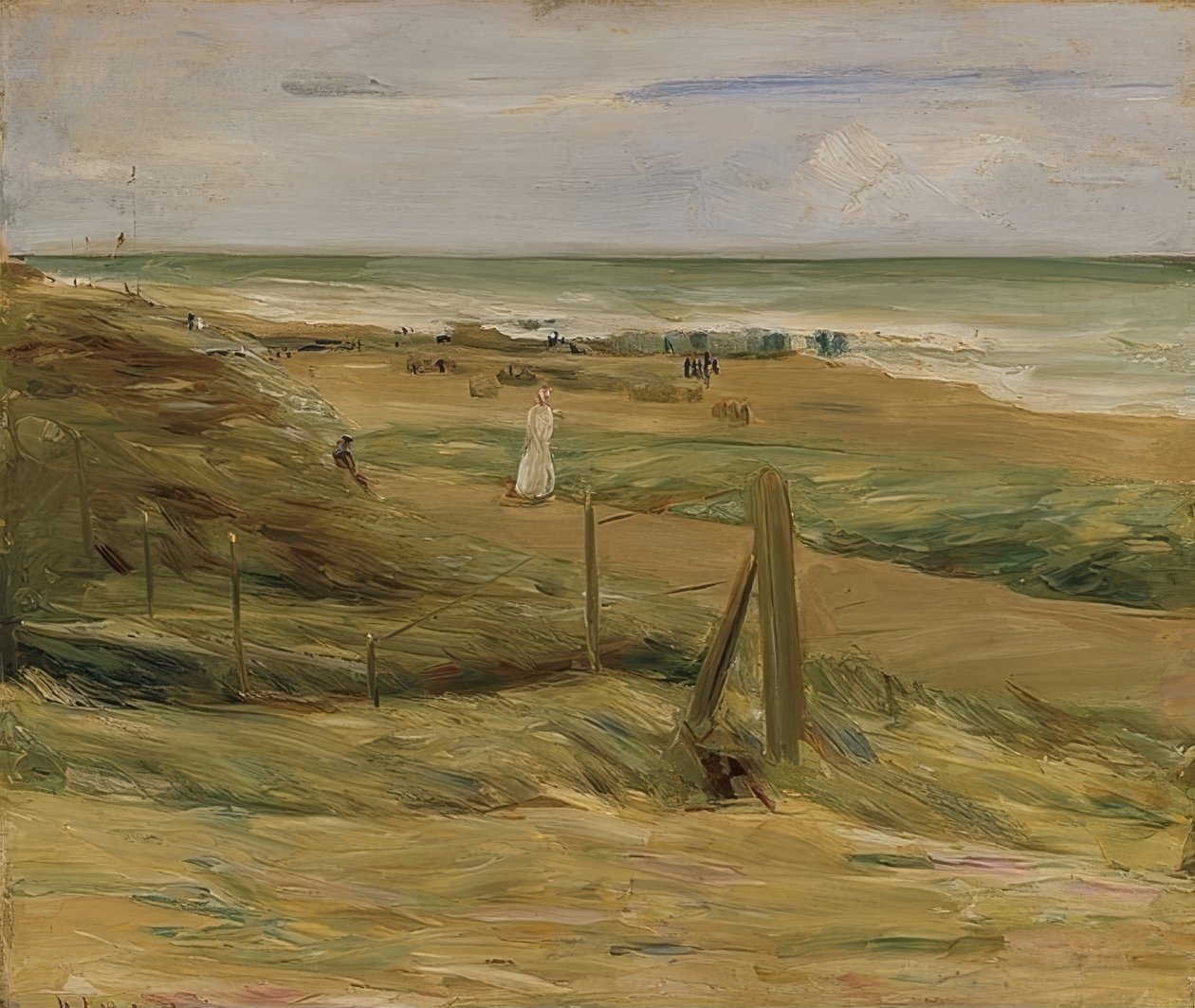 Promenade i sanddynene nær Noordwijk. 1908 av Max Liebermann