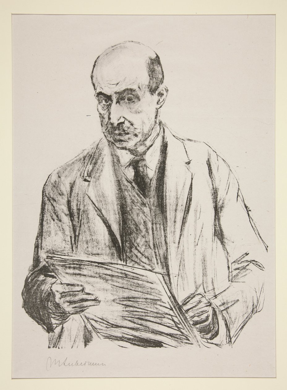 Selvportrett av Max Liebermann