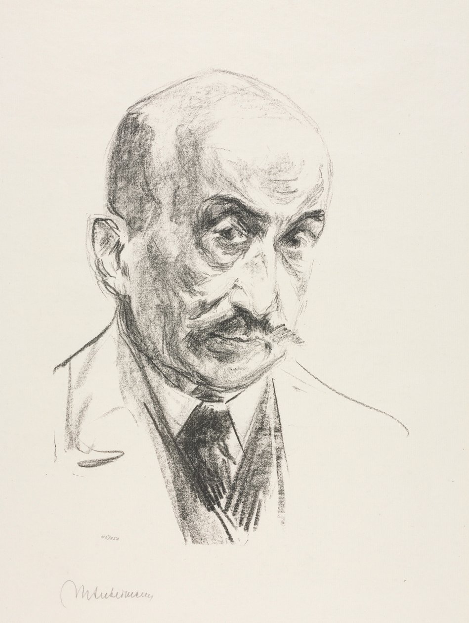 Selvportrett, 1921. av Max Liebermann