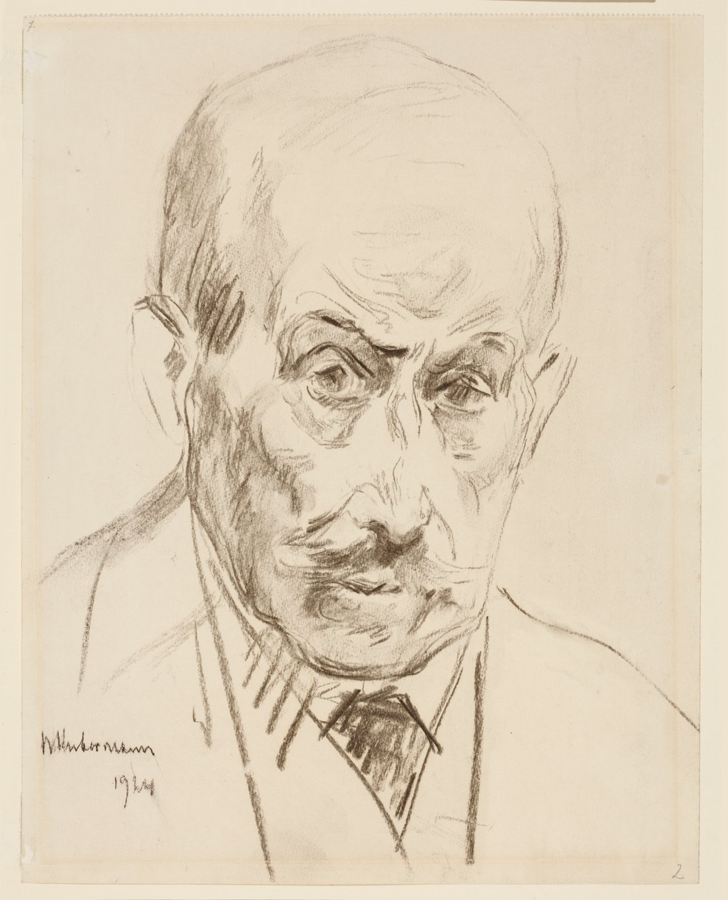 Selvportrett av Max Liebermann