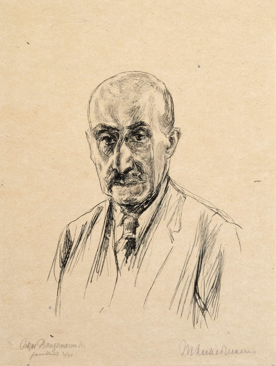 Selvportrett av Max Liebermann
