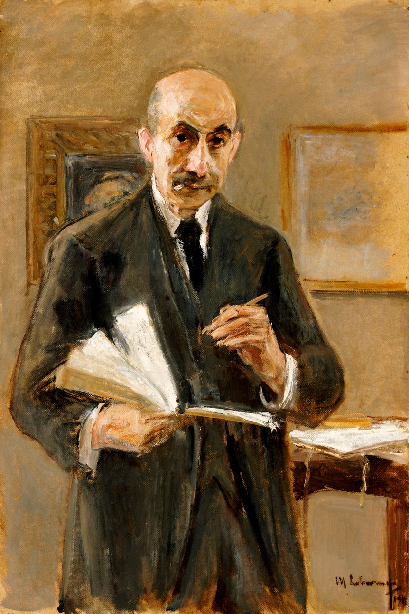 Selvportrett, 1916 av Max Liebermann