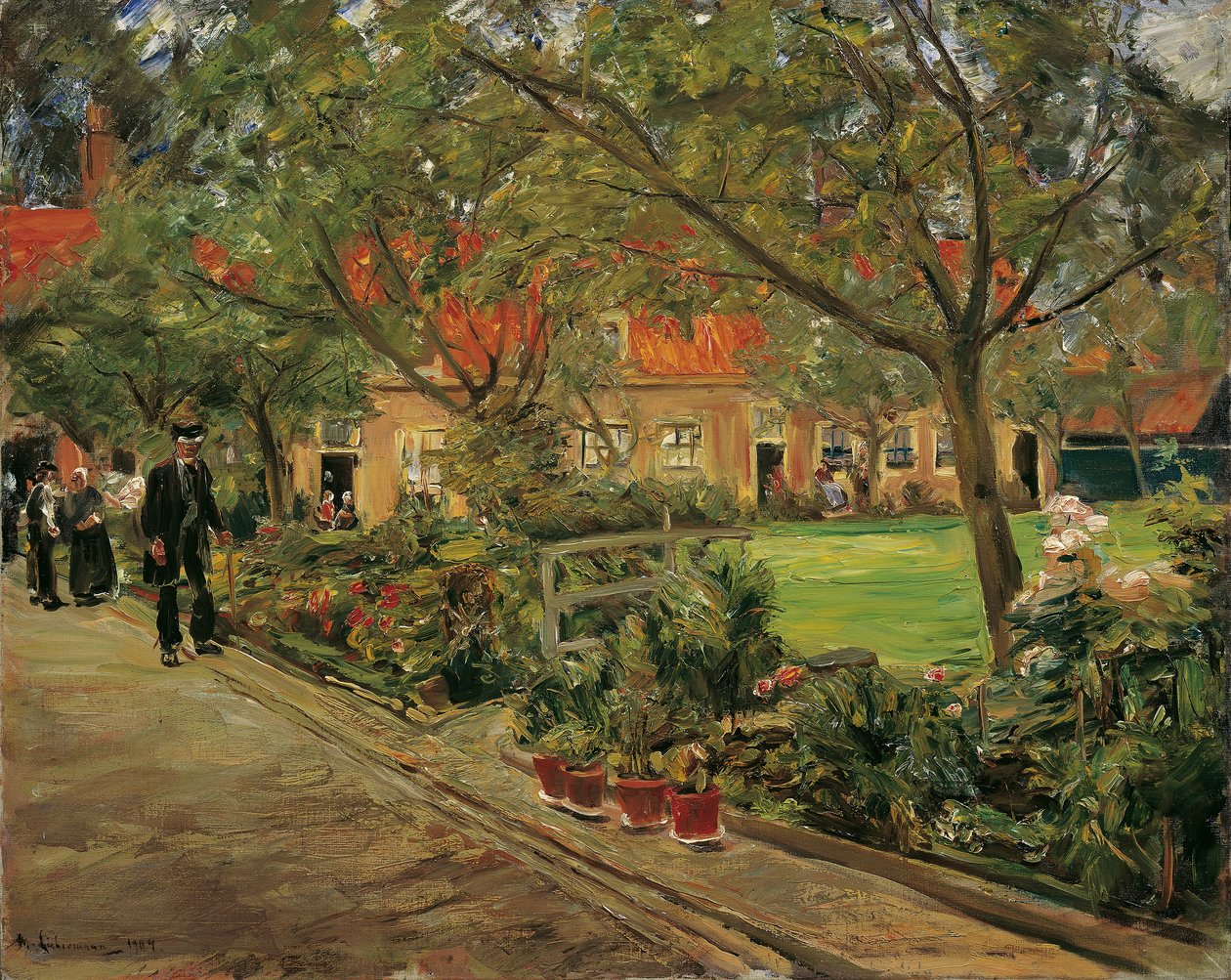 Sykehushage i Edam av Max Liebermann