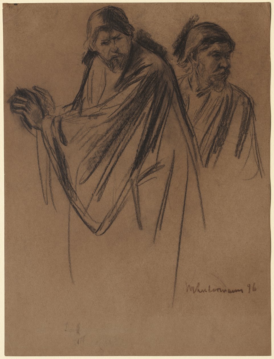 Studier for Saint Paul på vei til Damaskus av Max Liebermann