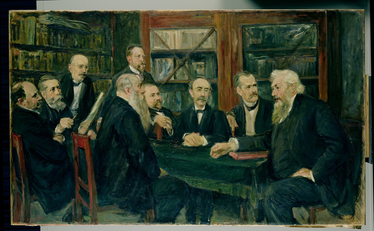 Hamburg-konvensjonen av professorer, 1906 (se også 144760) av Max Liebermann