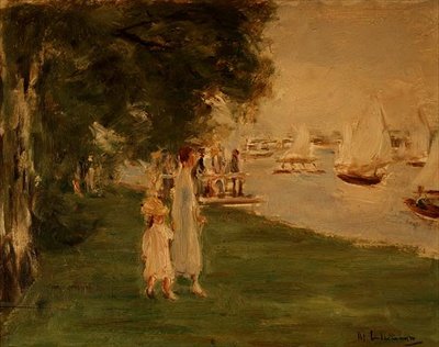 Yachtkappløpet av Max Liebermann