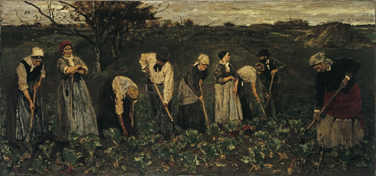 Arbeidere på beteåkeren av Max Liebermann