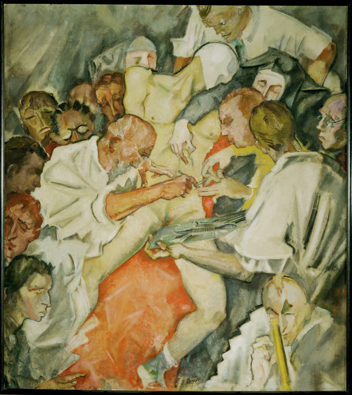 Operasjonen (maleri på lerret) av Max Oppenheimer