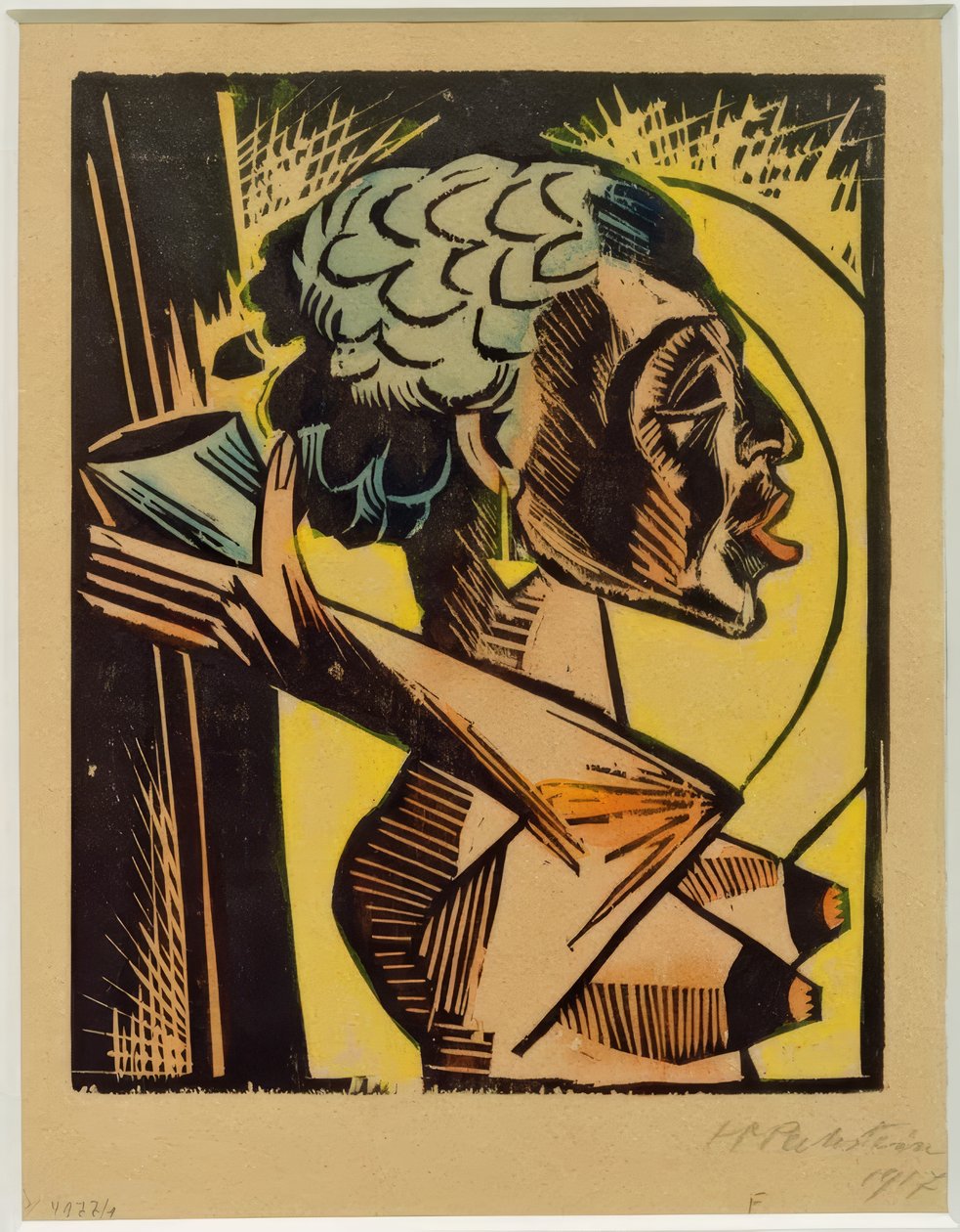 Handle med kopp av Max Pechstein