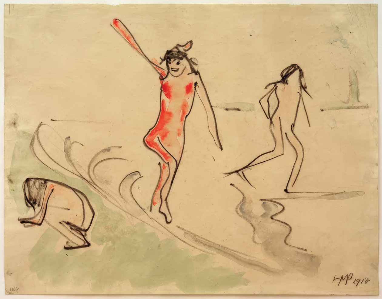 Ved innsjøen av Max Pechstein