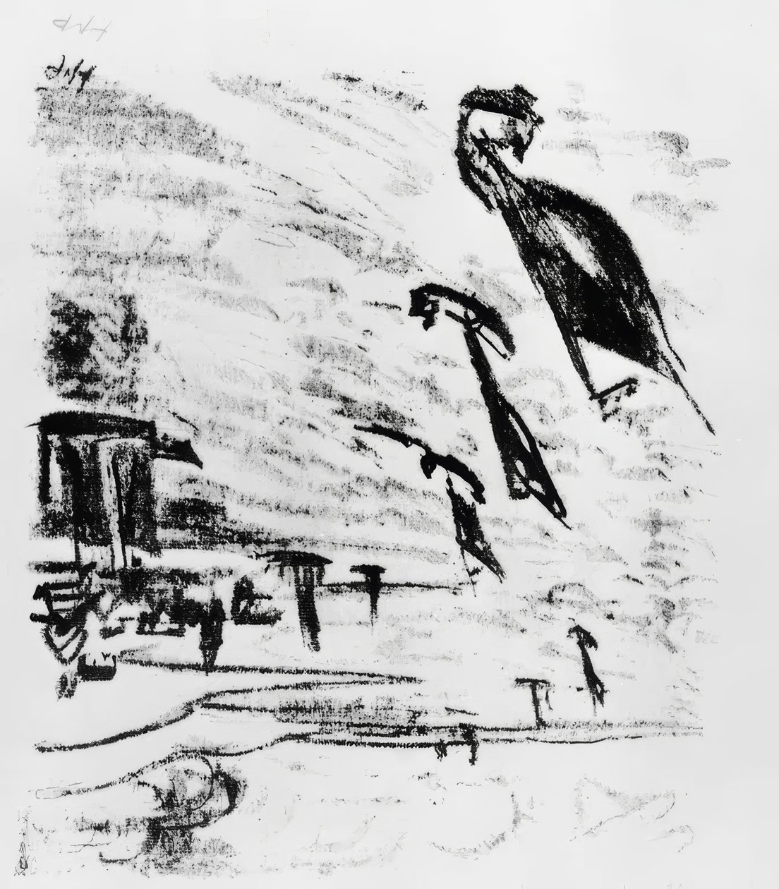 Båter på lagunen av Max Pechstein