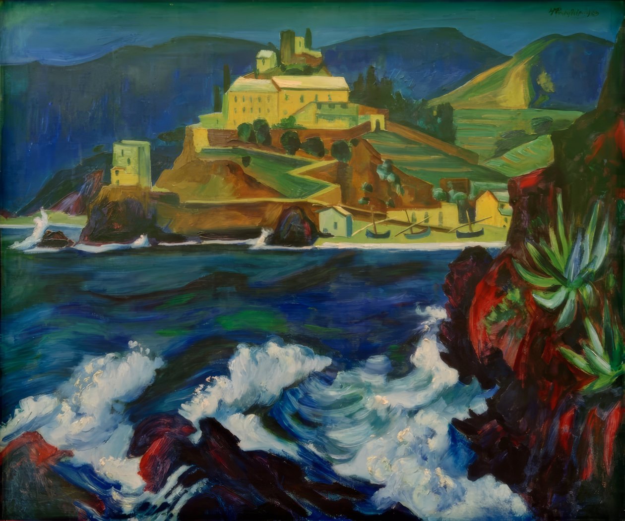 Monterosso-klosteret av Max Pechstein
