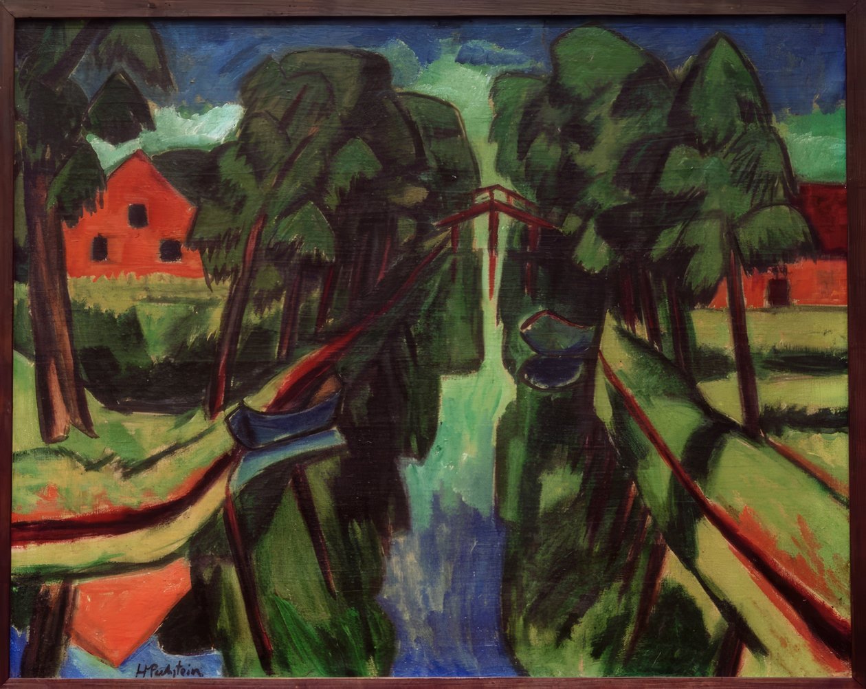 Mølleløpet av Max Pechstein