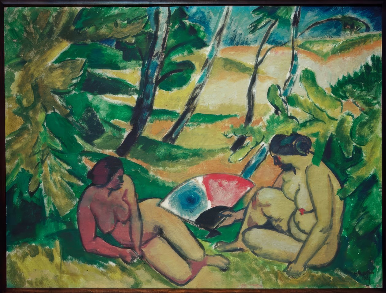 Badegjestene av Max Pechstein