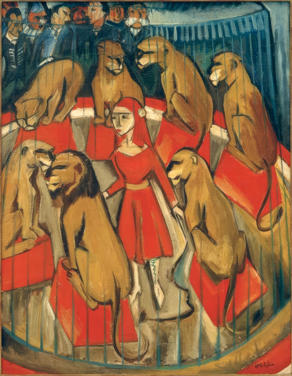 Die Löwenbändigerin von Max Pechstein