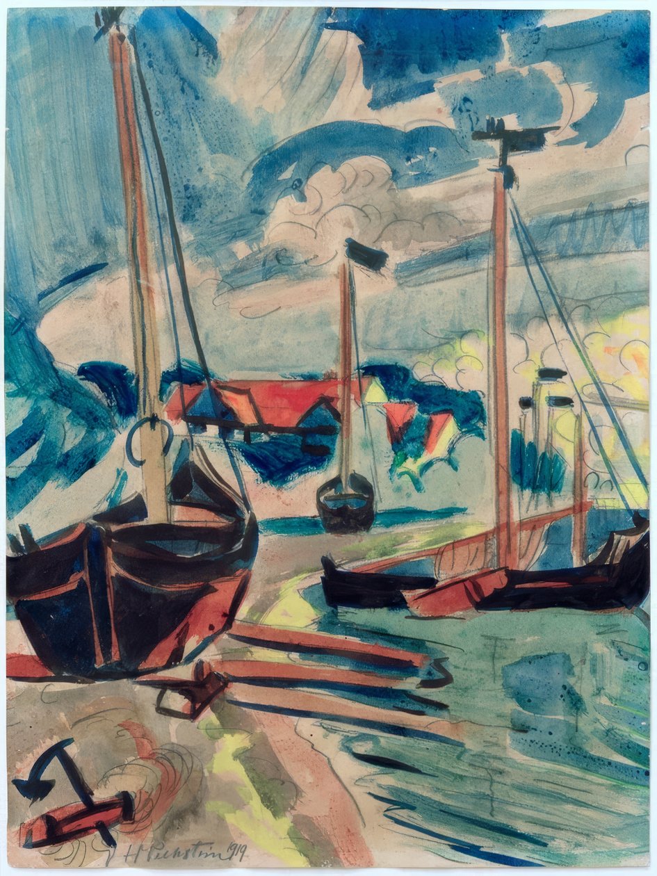 Havn av Max Pechstein
