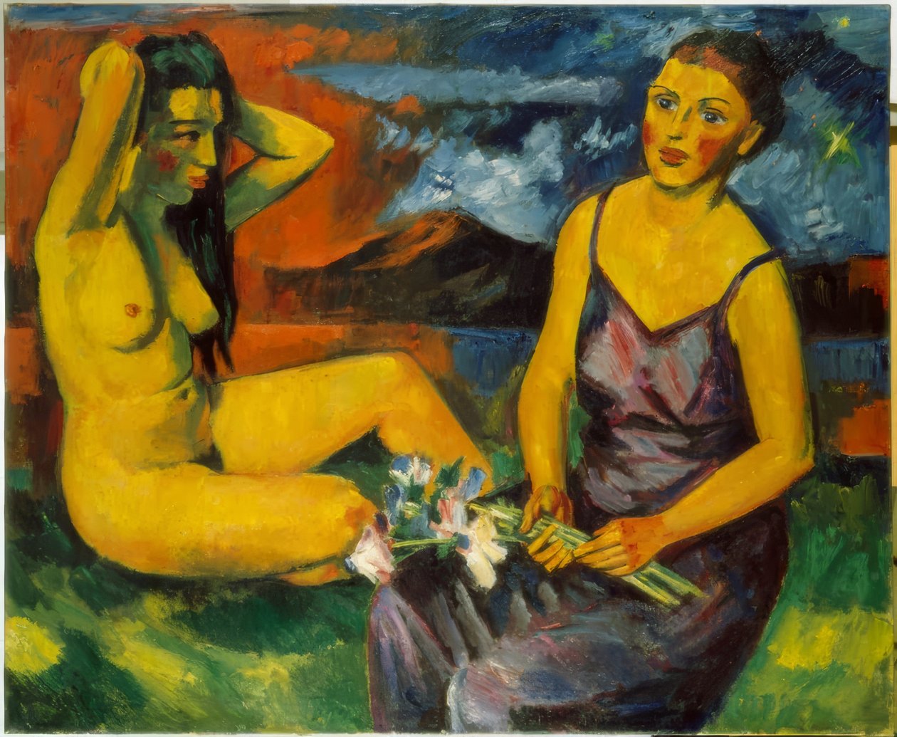 Irdische und himmlische Liebe von Max Pechstein
