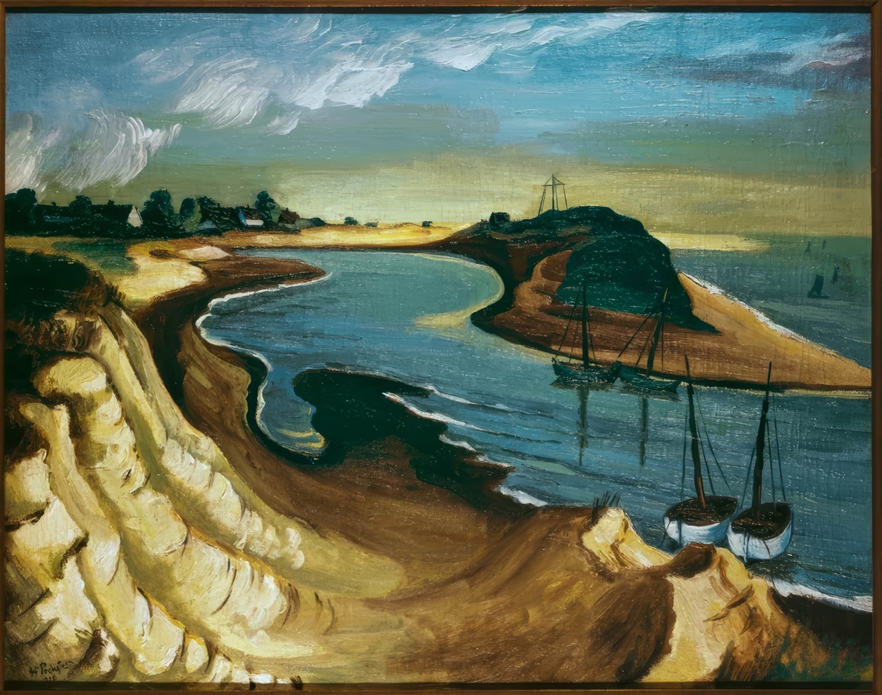 Østersjølandskapet  av Max Pechstein