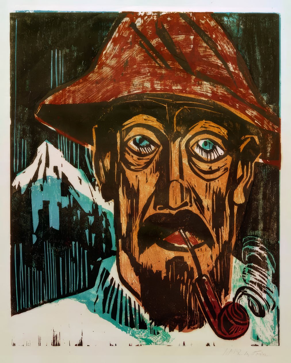 Røyking av sveitser av Max Pechstein