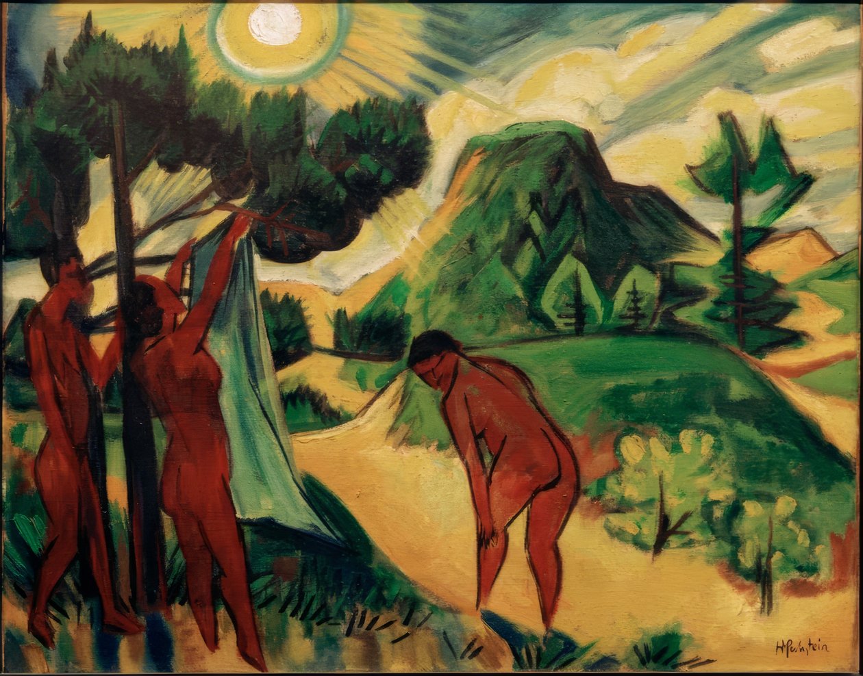 Sommer i Nidden av Max Pechstein