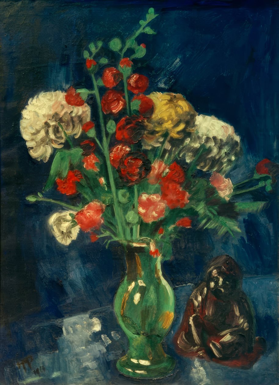 Stilleben med kinesisk Buddha av Max Pechstein