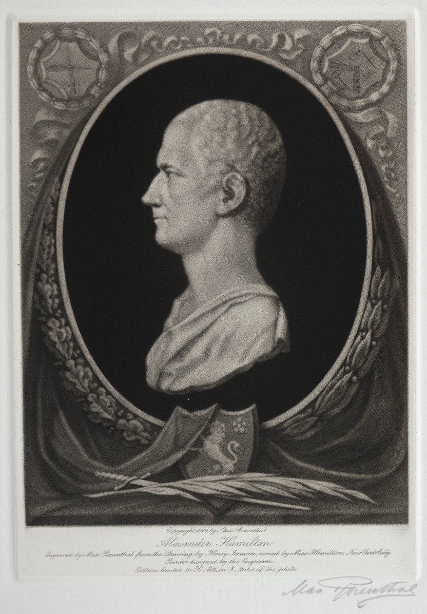 Alexander Hamilton av Max Rosenthal