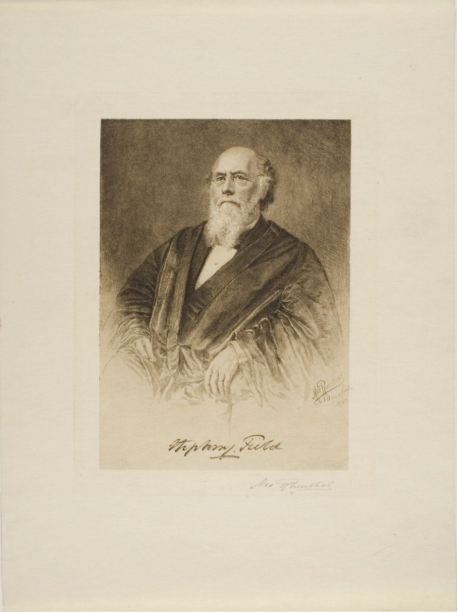 Portrett av Justice Stephen Field av Max Rosenthal