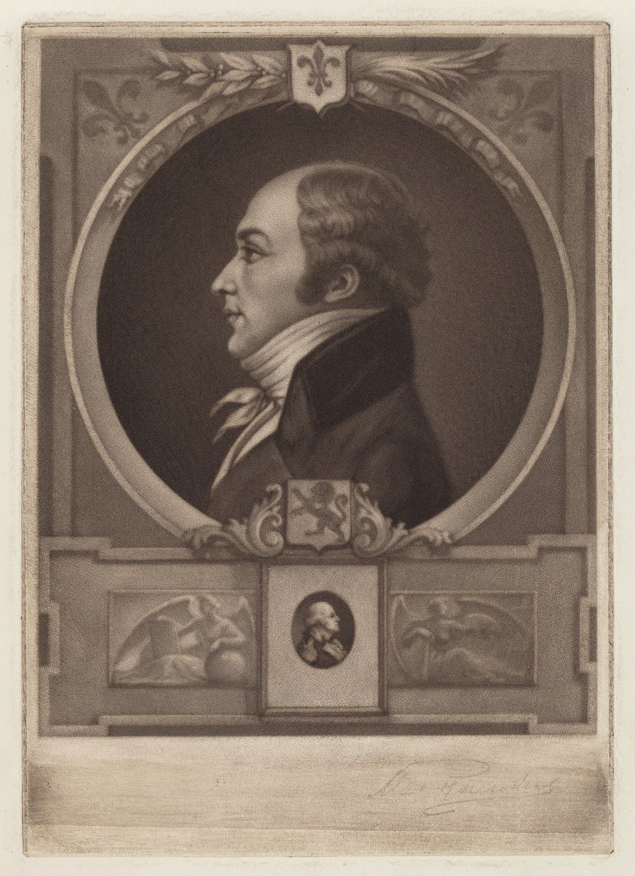 Charles Balthazar Julien Févret de Saint-Mémin av Max Rosenthal, after Charles B. J. Févret de Saint Mémin