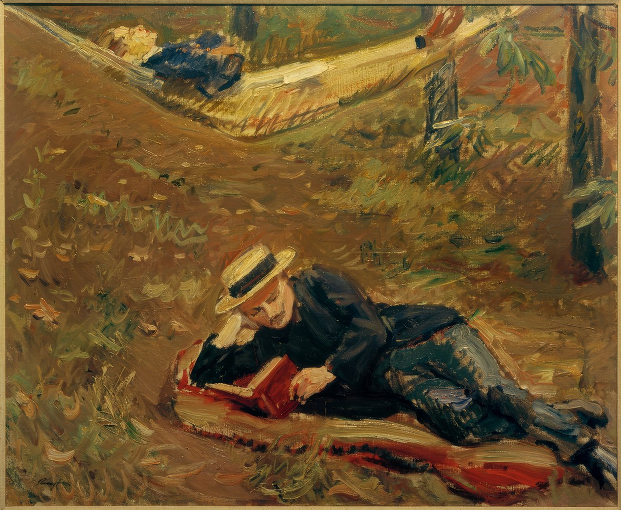 Hengekøye (siesta) av Max Slevogt