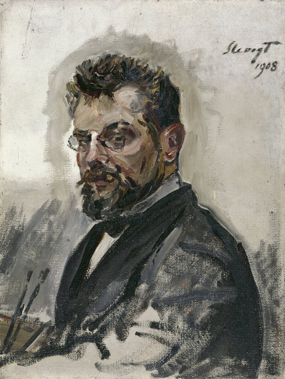 selvportrett av Max Slevogt