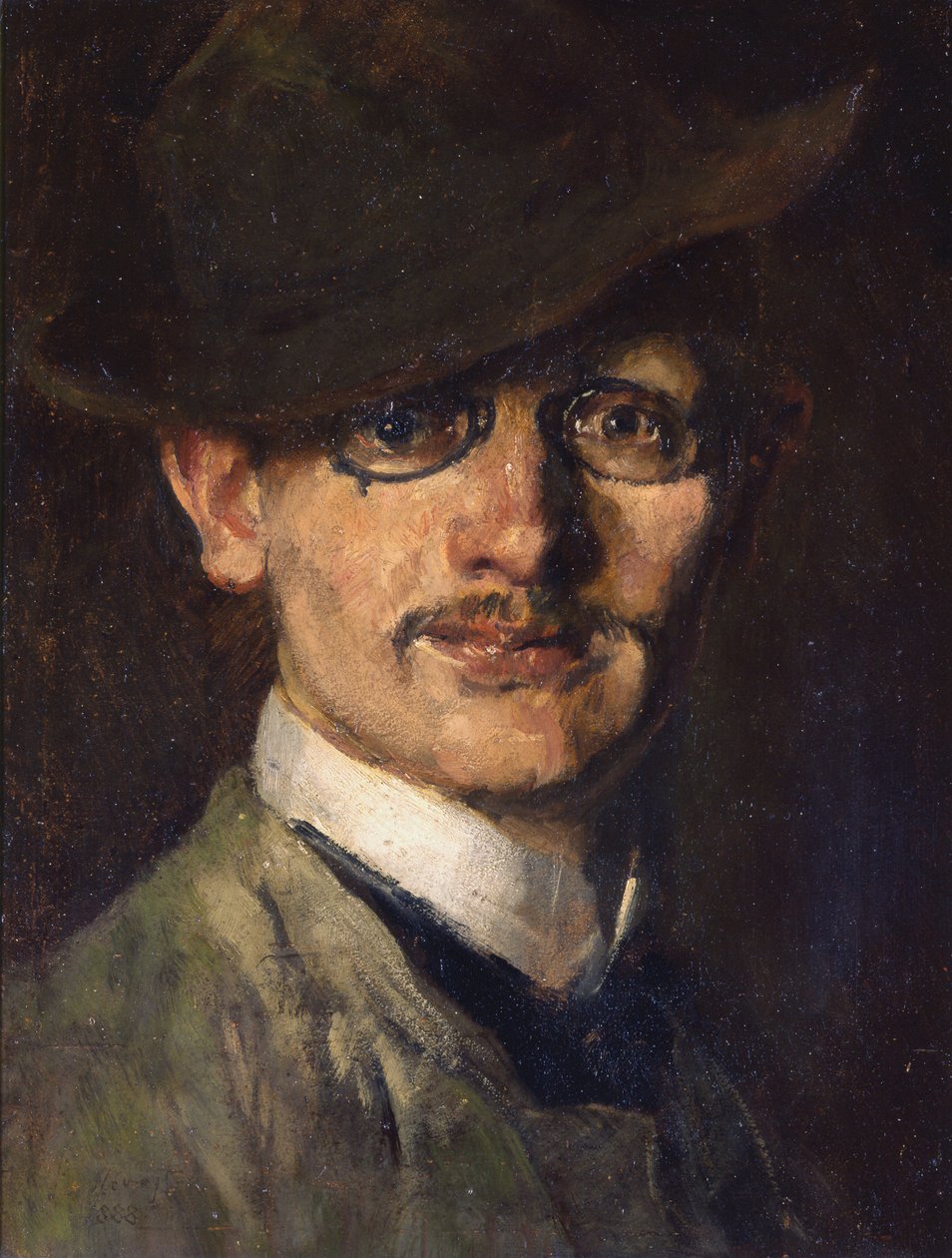 Selvportrett av Max Slevogt