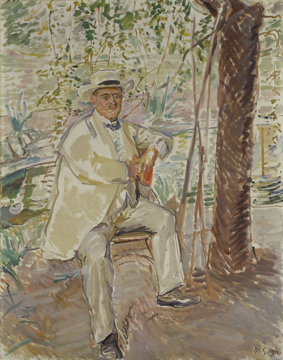 Kunsthistorikeren, professor dr. Karl Voll (1867-1917) 1911 av Max Slevogt