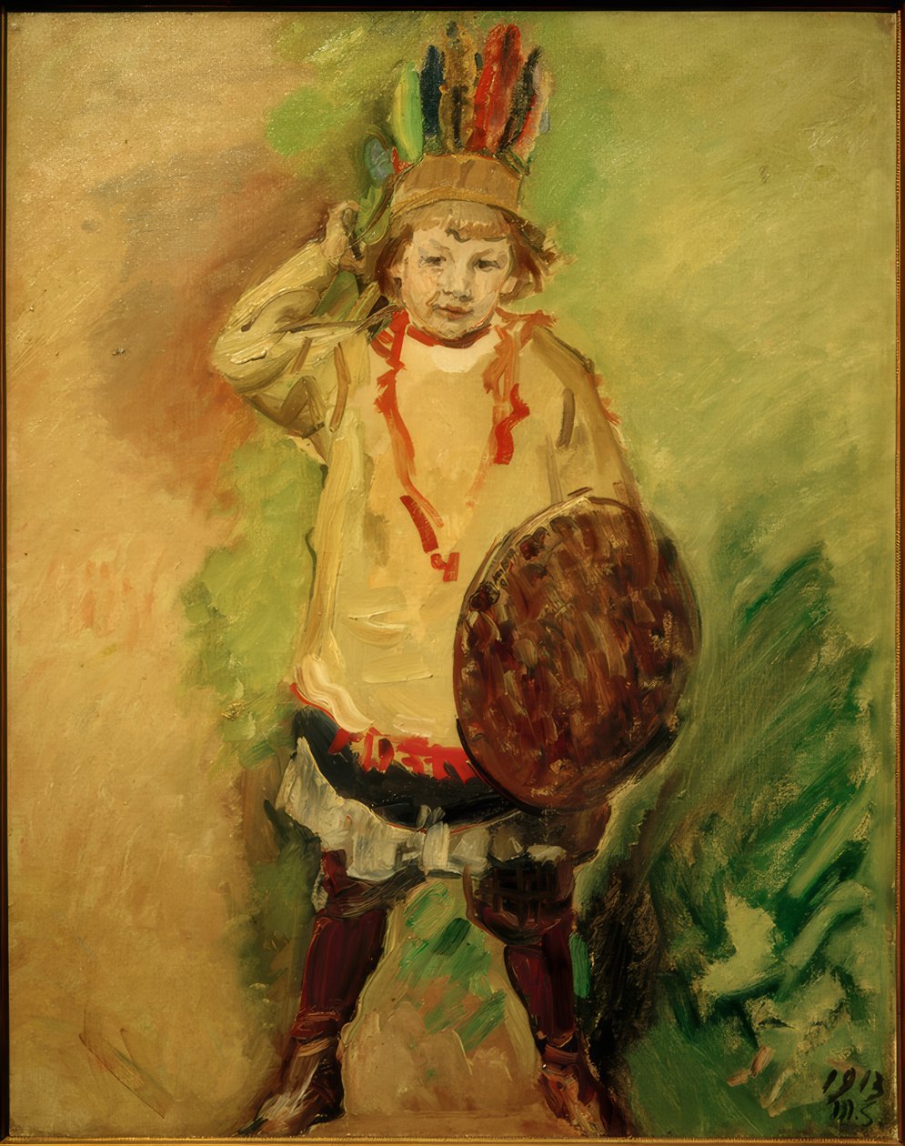 Wolfgang som indianer av Max Slevogt