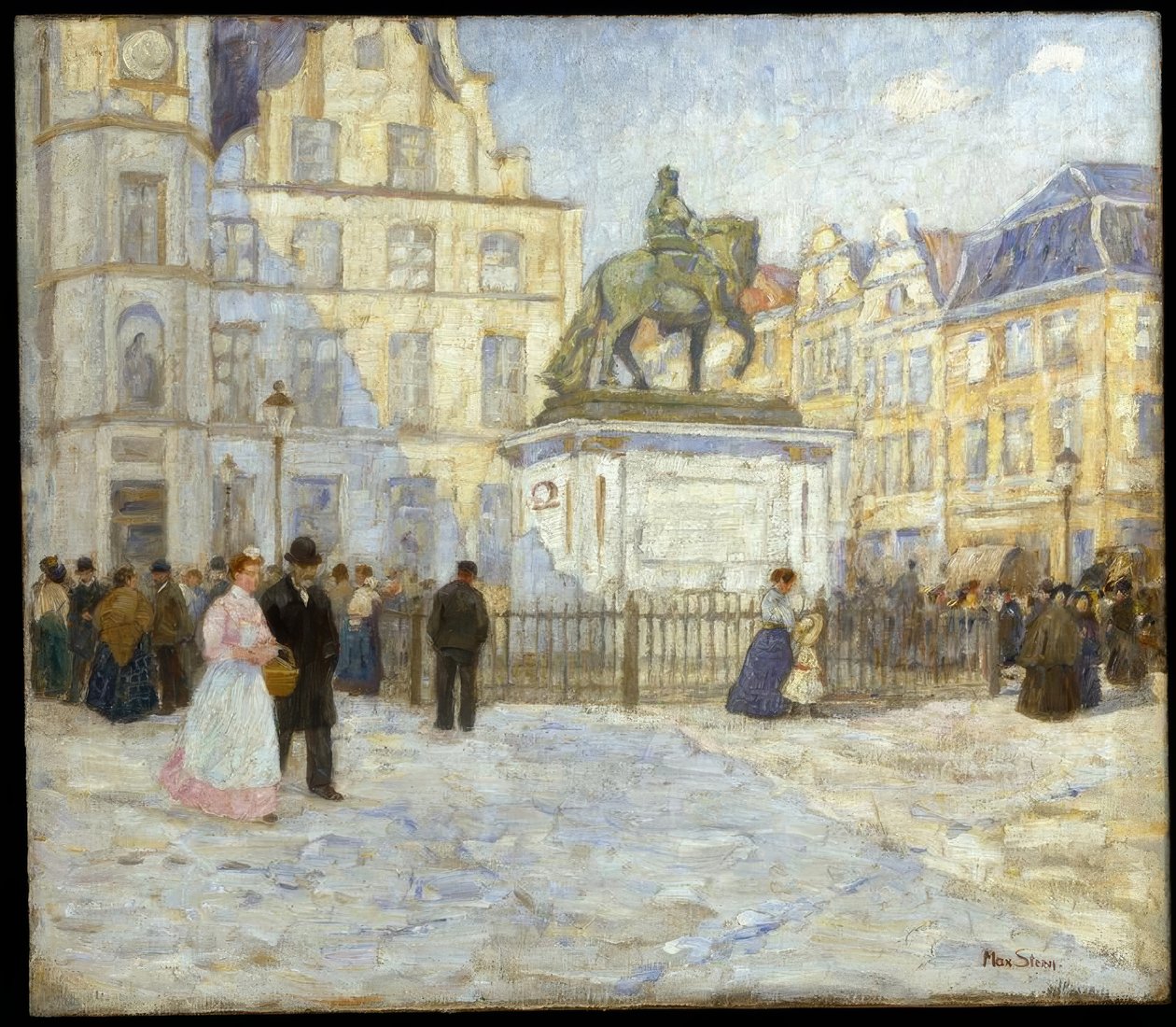 Marktplatz og Jan Wellem av Max Stern