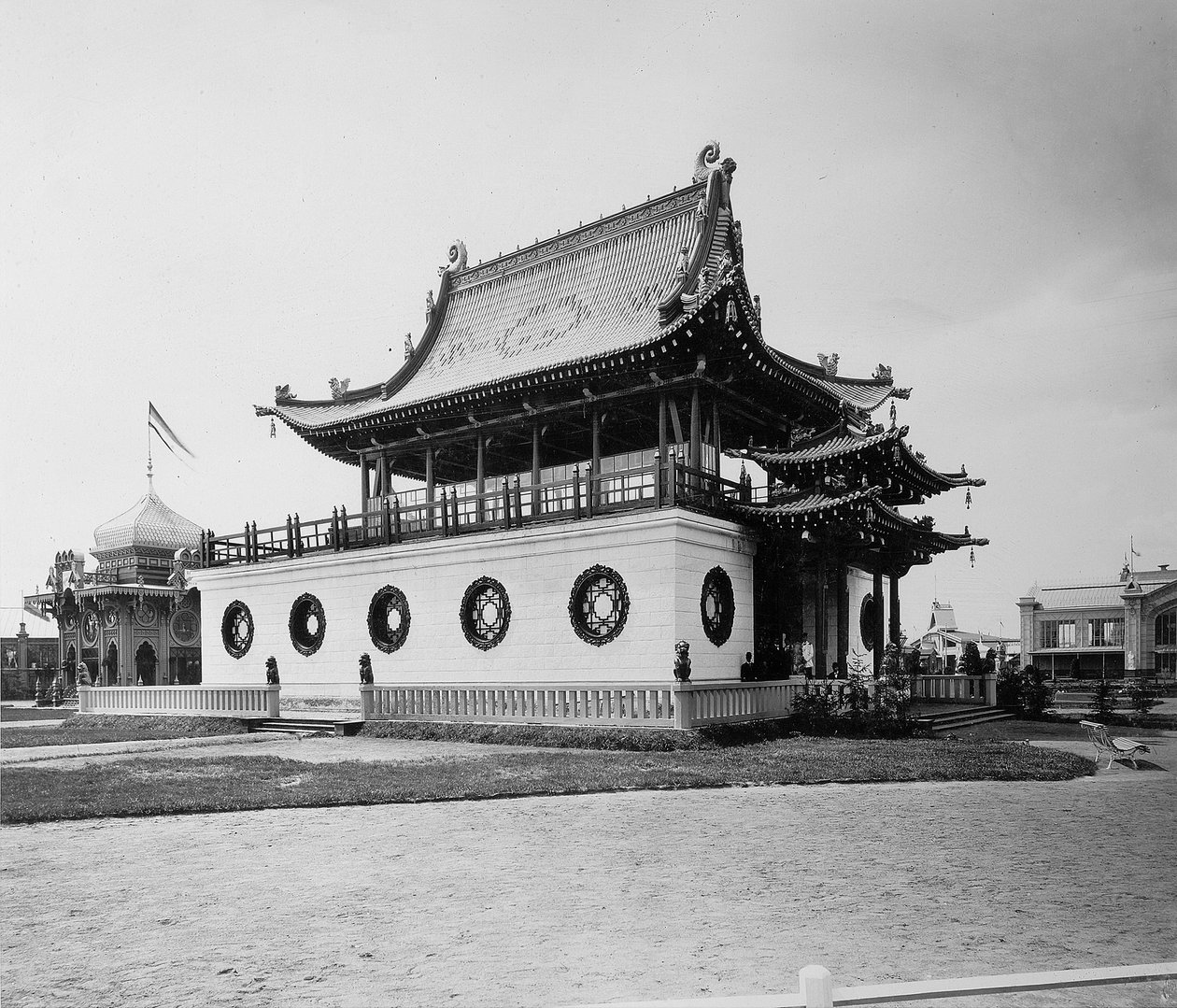 China Pavilion, All-Russia-utstillingen, Nizhny Novgorod, Russland, 1896. av Maxim Dmitriev