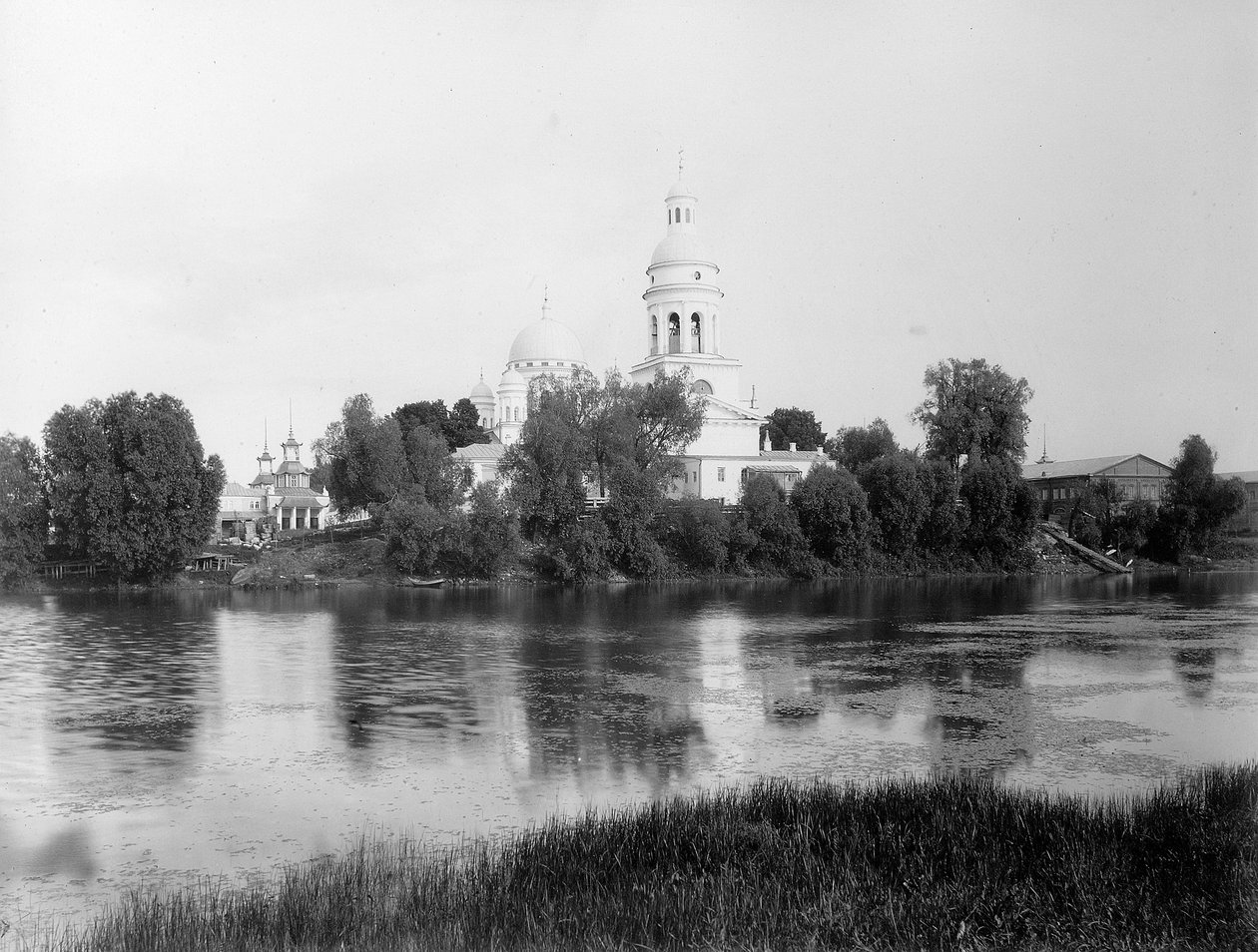 Frelserens katedral den gamle rettferdige katedralen, Nizhny Novgorod, Russland, 1896 av Maxim Dmitriev