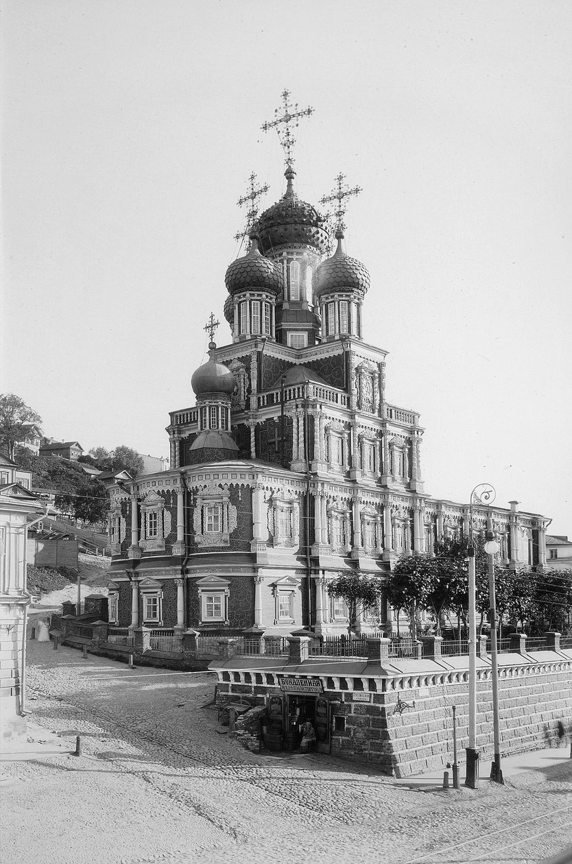 The Virgins Nativity Church Stroganov Church, Nizhny Novogorod, Russland, 1896. av Maxim Dmitriev