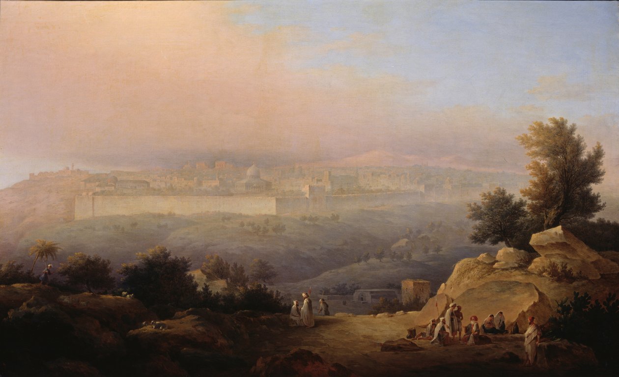 Jerusalem, 1849 av Maxim Nikiphorovich Vorobyev